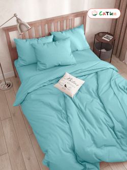 Простынь сатин Milky Garden "Нега" 240x215 см