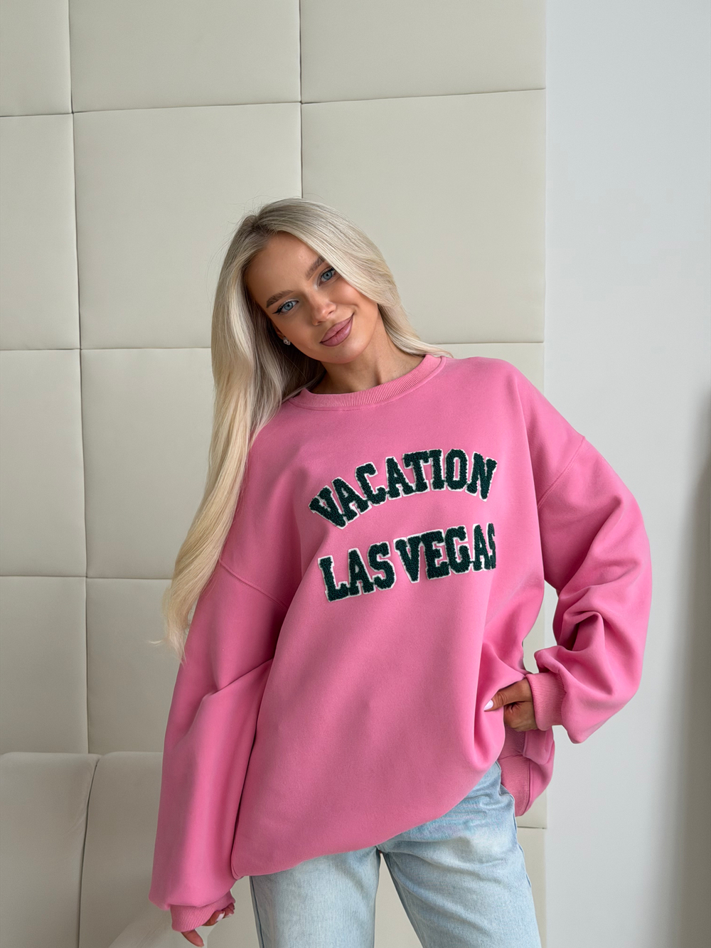 Худи Las Vegas розовый