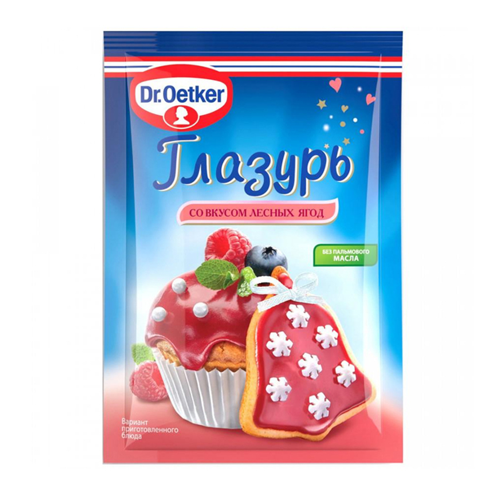 Глазурь сахарная красная Dr.Oetker, 90 г