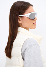 Спортивные очки 100% Norvik / Soft Tact White / HiPER Silver Mirror Lens