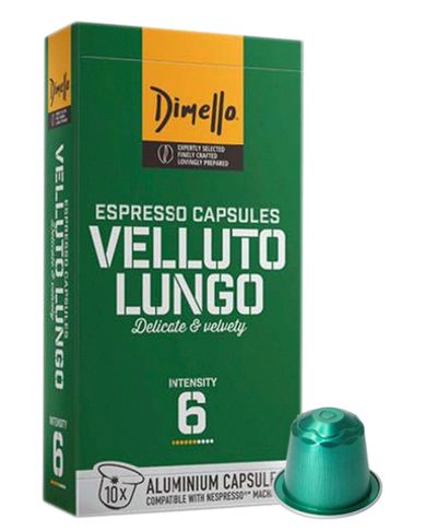 Dimello Кофе в капсулах Velluto Lungo 10 шт.