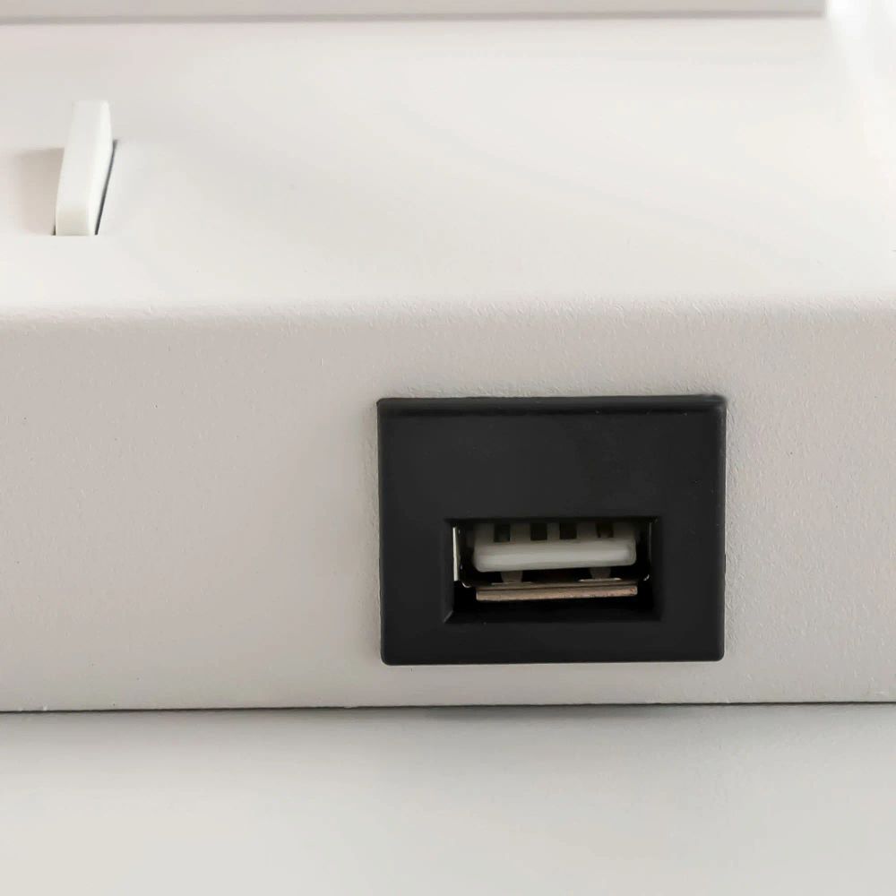 Citilux Декарт CL704370 LED USB QI Светильник поворотный Белый