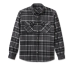 Рубашка Men's Premium Over shirt - Plaid - Black Harley-Davidson