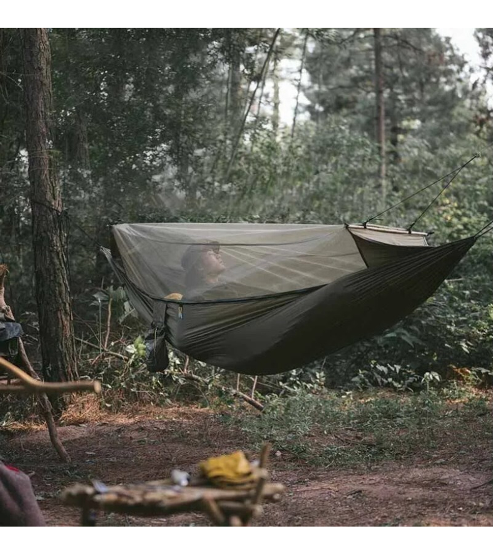 Гамак Naturehike, туристический, с москитной сеткой, коричневый