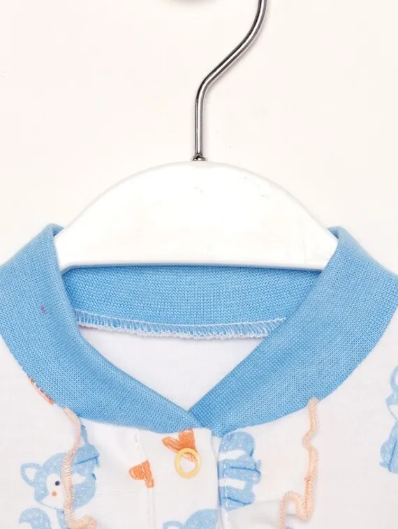 Боди «Розовый котик» детское, цвет белый, рост 56 см