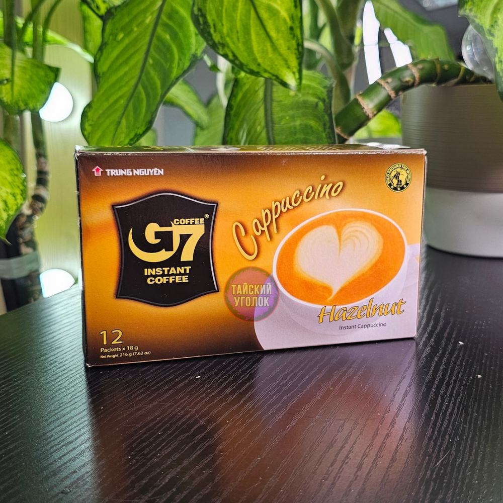 Кофе растворимый Капучино Trung Nguyen G7 Cappuchino 12 пакетиков по 18 гр