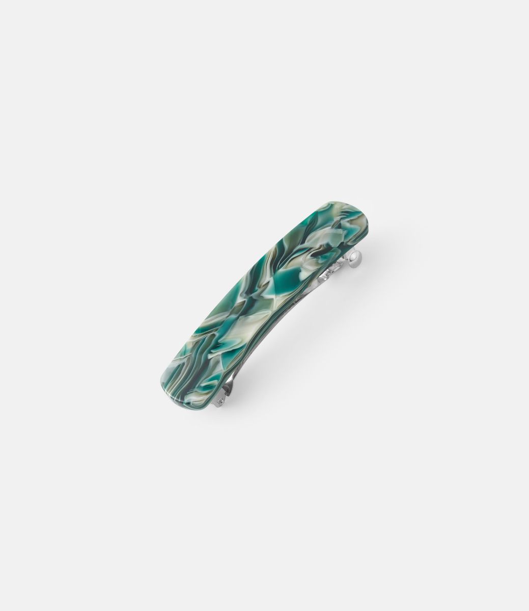 Machete No.3 Heirloom Barrette in Stromanthe — заколка из ацетата