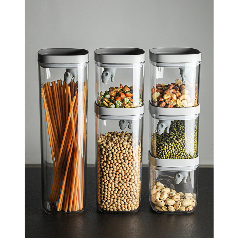 Набор кухонных емкостей 3шт Qualy Lucky Mouse