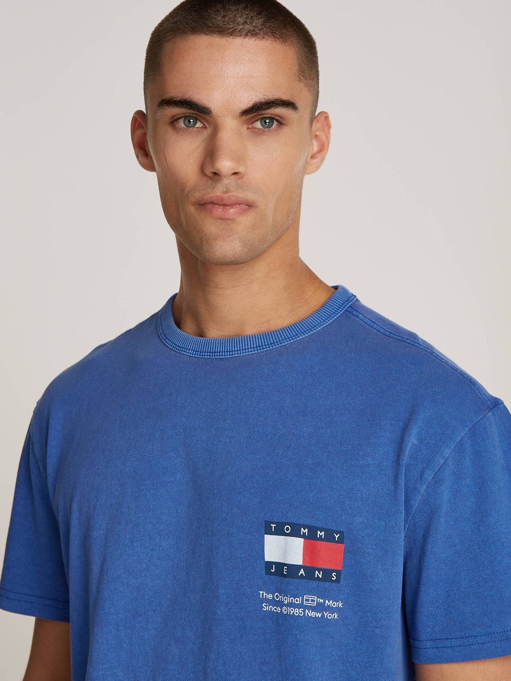 Футболка Tommy Jeans - голубой(DM0DM19686)