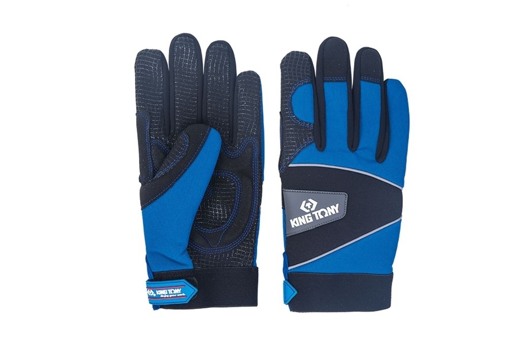 KING TONY (9TH43-XL) Перчатки антивибрационные с силиконом, размер XL