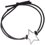 Резинка для волос 1шт «Кокетка - Aks Bambina Silver», звезда, d-5см