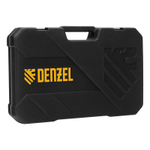 Набор инструментов, 1/2", 1/4", CrV, S2, пластиковый кейс, 100 предметов Denzel