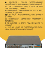 Видеорегистратор Hikvision iDS-7216HQHI-M2/FA 16-канальный гибридный HD-TVI бу