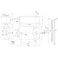 Электропривод BLE 24-15 реверсивный