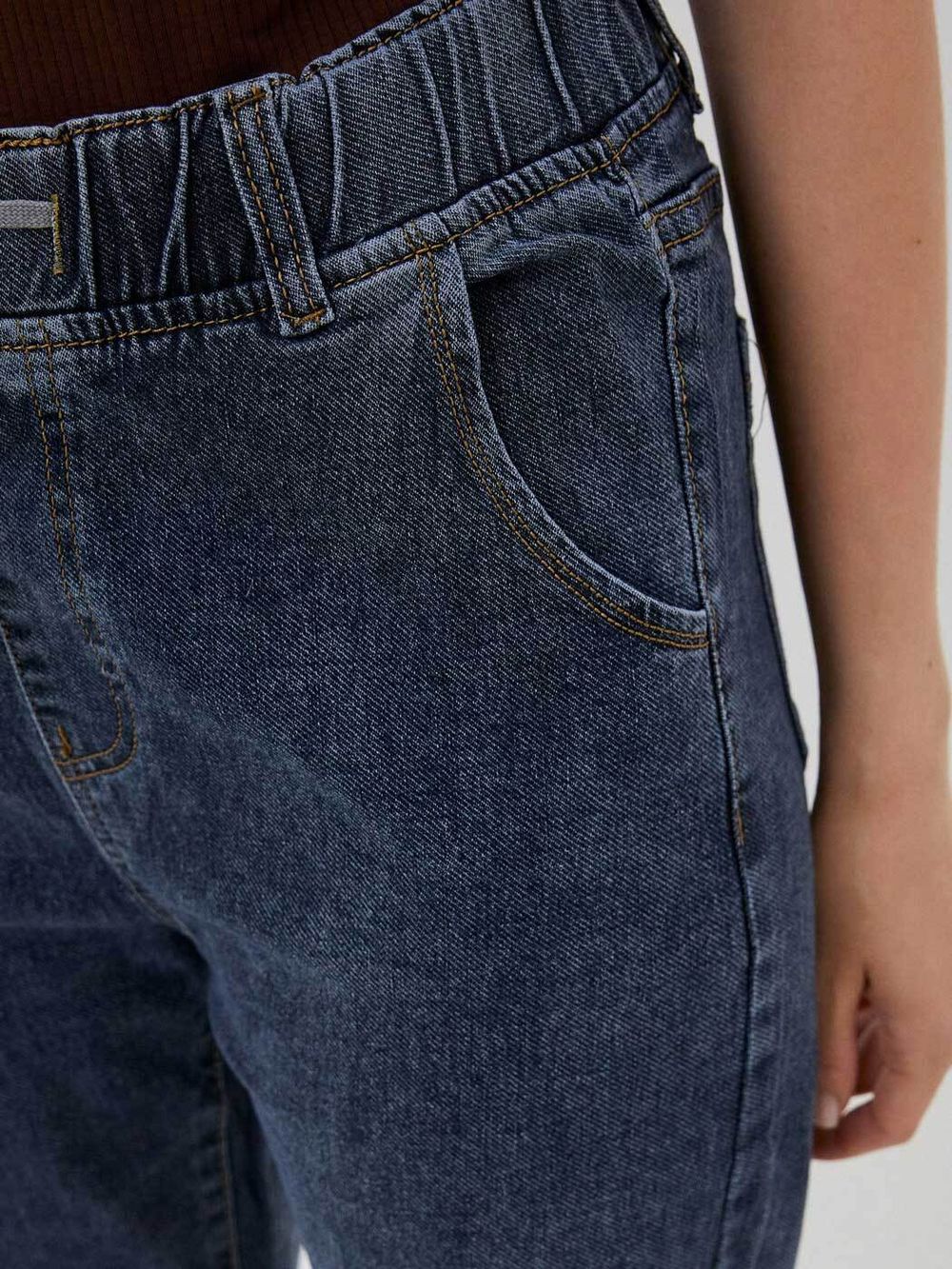 Джинсы на резинке больших размеров