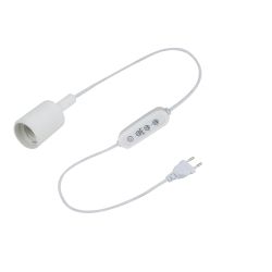 Светильник для растений ЭРА FITO-Time Holder E27 1,5 м с проводом и таймером для фитоламп с цоколем Е27