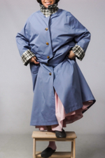 Плащ "Зое" Индиго