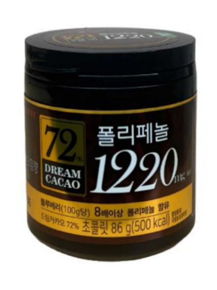 Lotte Dream Cacao Шоколад в кубиках Дрим Какао 72% 86 г