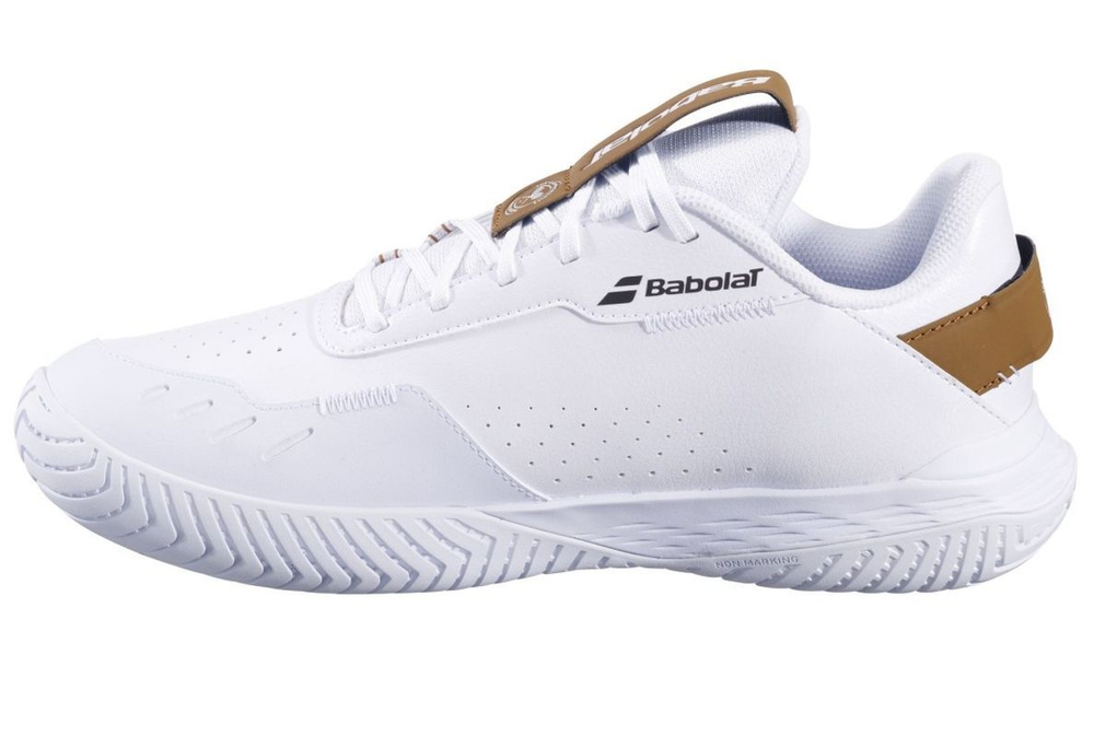 Мужские кроссовки теннисные Babolat SFX Evo Wimbledon All Court - белый/после наступления темноты