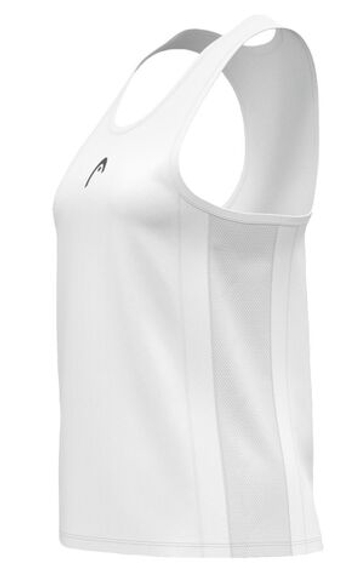 Женский топ теннисный Head Club 25 Tech Tank - белый