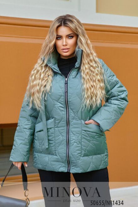 Куртка 1434-оливка Minova Фото 2