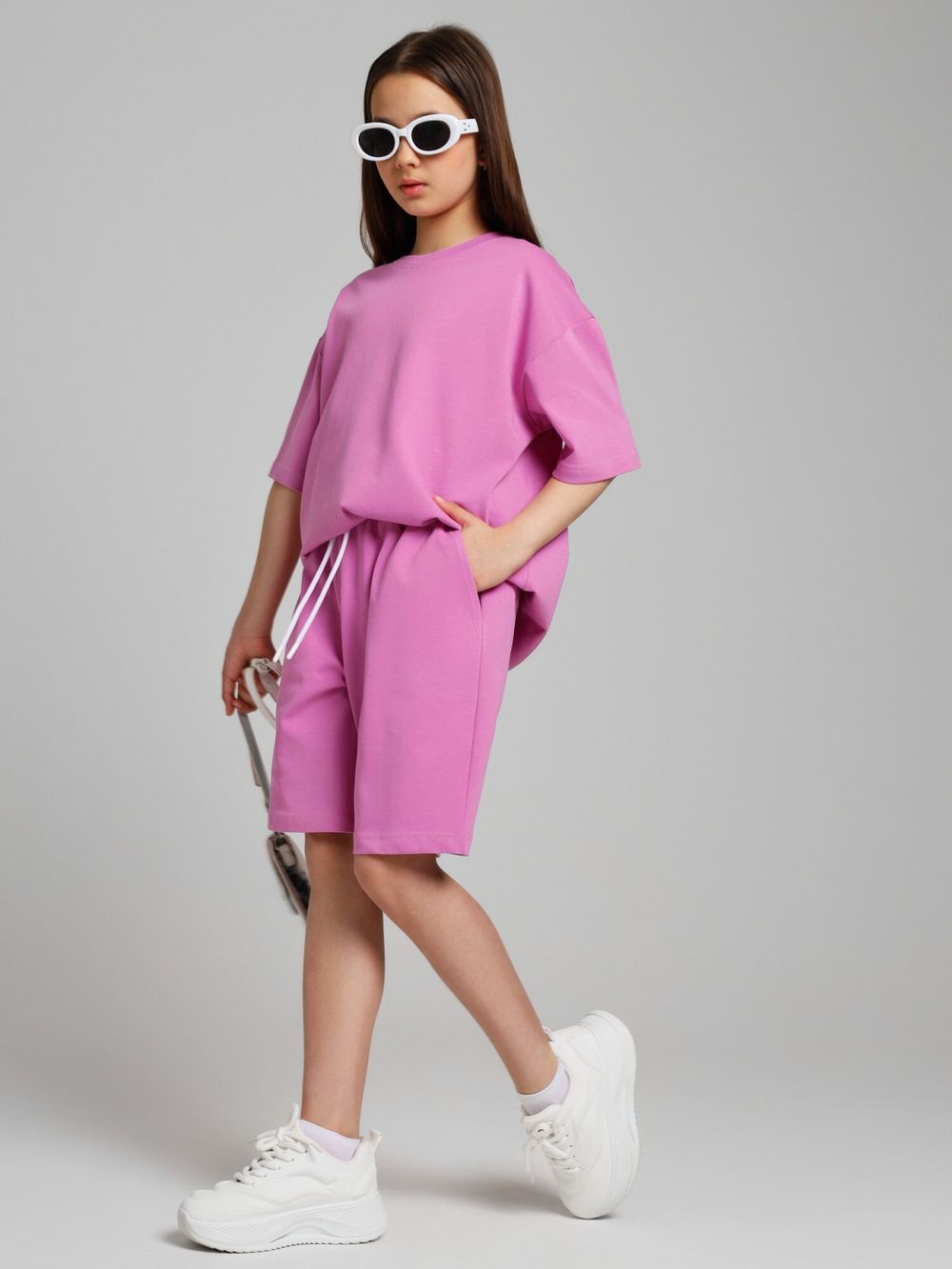 Костюм для девочки Азарт-1 Виотекс РОЗОВЫЙ