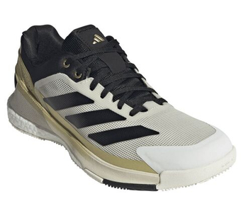 Мужские кросовки для Padel Adidas Crazyquick Boost Padel - white/core black/gold metallic