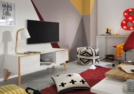 Письменный стол Lisbet 120x60 металл белый