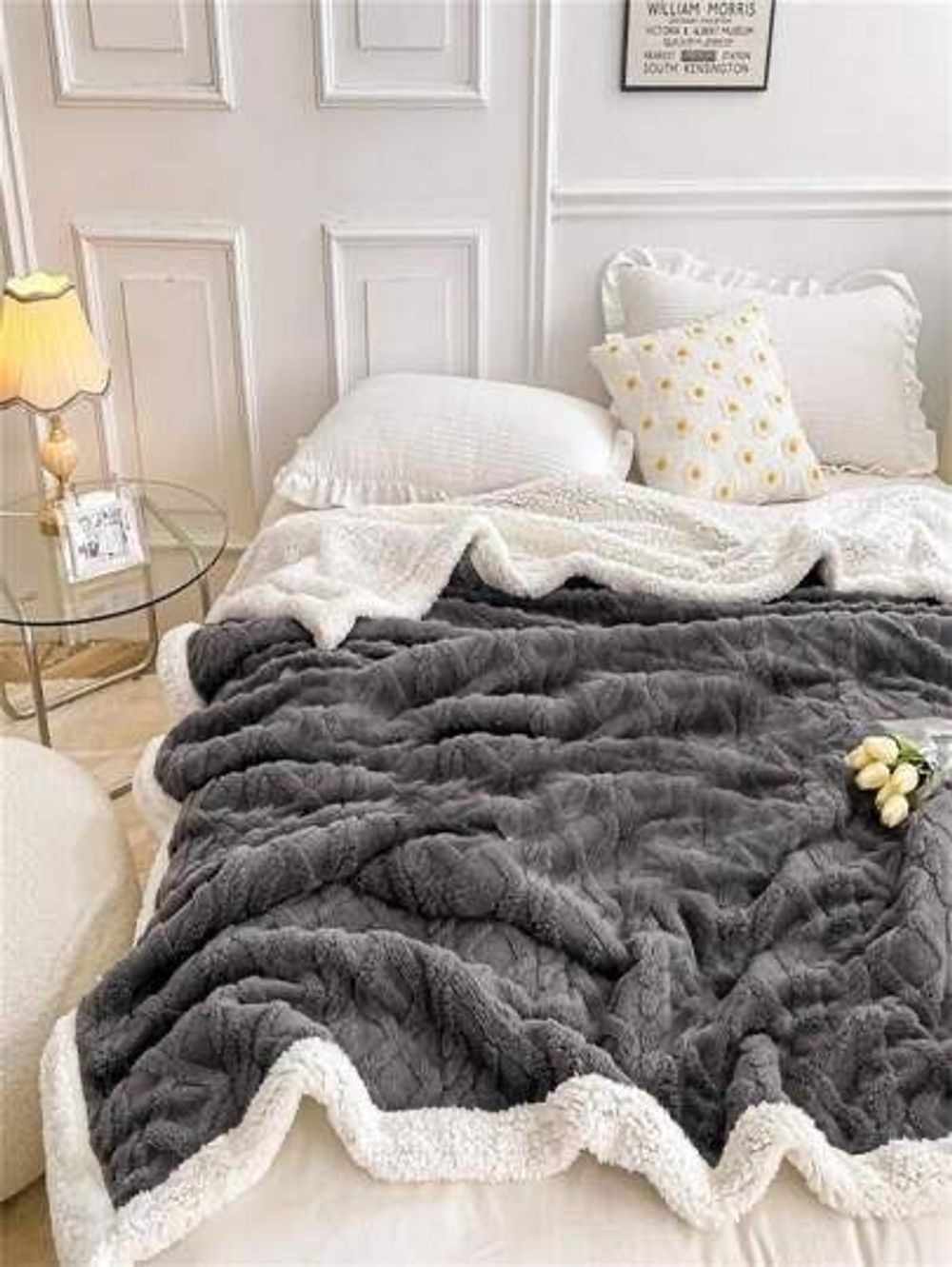 Плед ОВЕЧКА ВЯЗКА  1,5сп