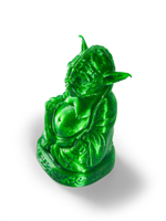 Статуэтка шуточная декоративная для интерьера Будда Йода (Buddha Yoda), 3D печать, 11 см.