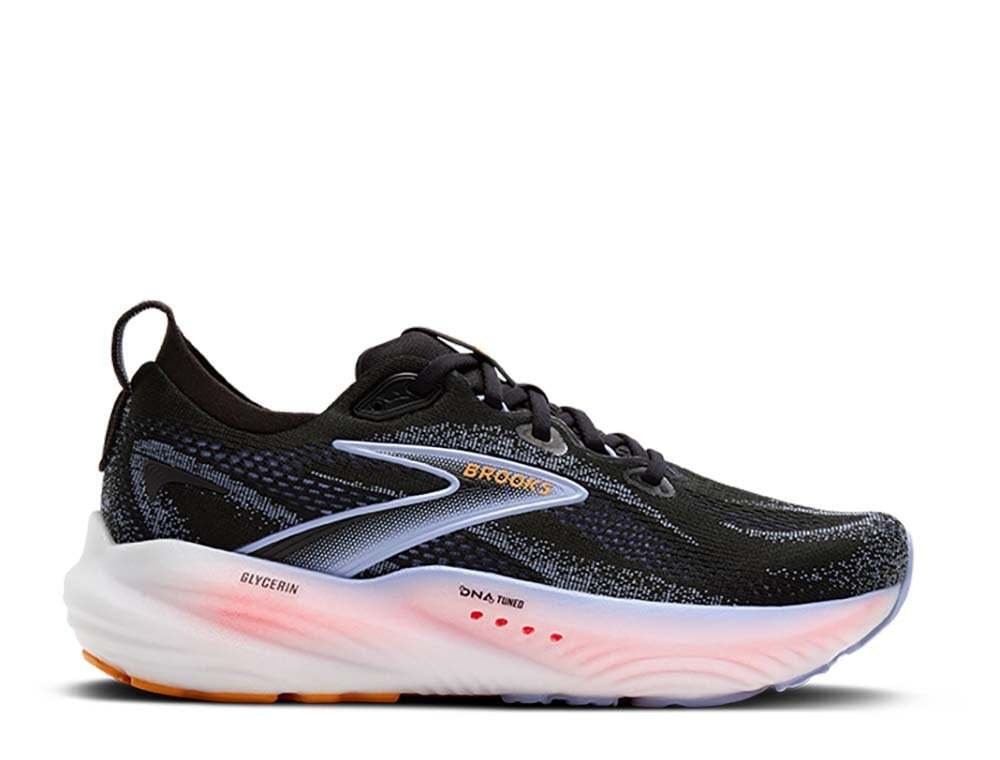 Кроссовки для бега женские Brooks Glycerin 22 W Черно-Фиолетовые