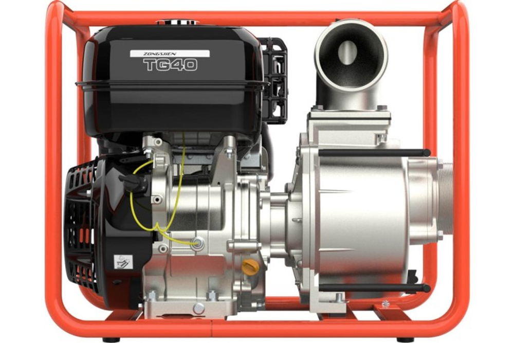 Мотопомпа бензиновая ZONGSHEN TG 40  для грязной воды 1T90STG40