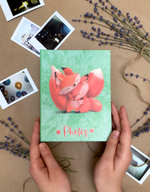 Фотоальбом на 100 фото 10х15 см с кармашками, "foxy life" Лисья жизнь