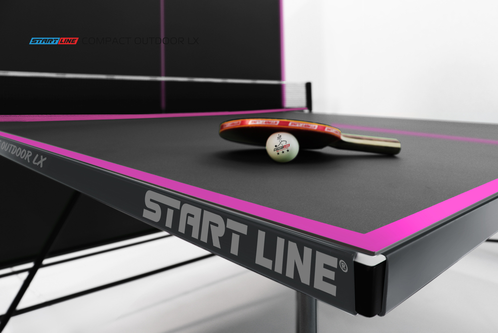 Стол теннисный Compact-2 LX Всепогодный 6 black