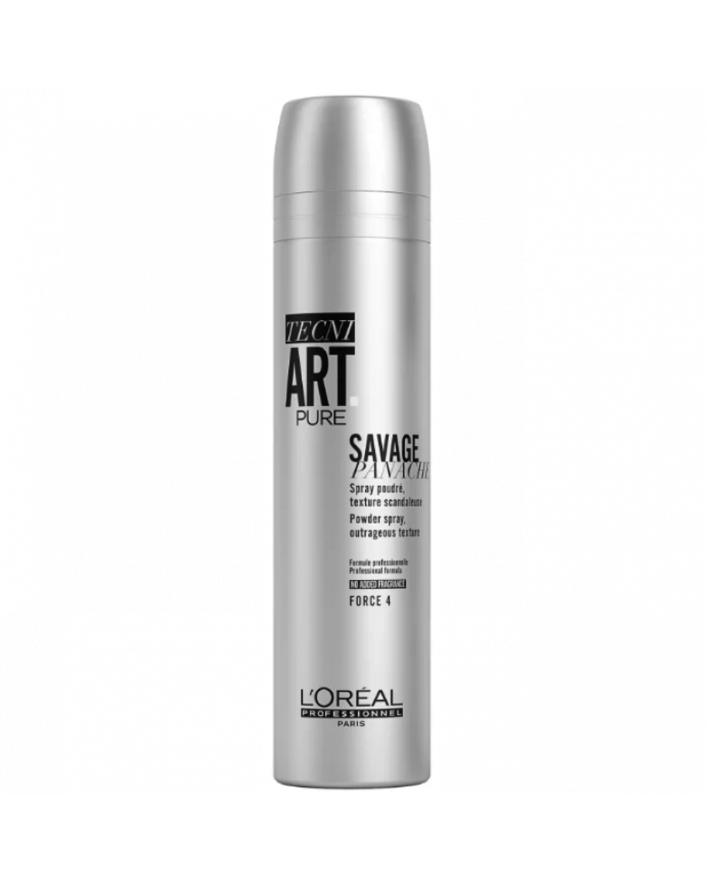 Сухой спрей с пудровой текстурой БЕЗ запаха Loreal Wild Stylers Savage Panache Pure Spray 250 мл