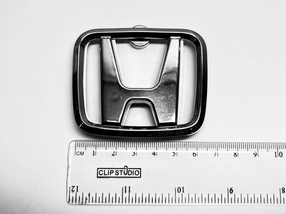 Логотип (шильдик, надпись, эмблема) "Honda" 6см для крышки багажника / решетки радиатора / капота