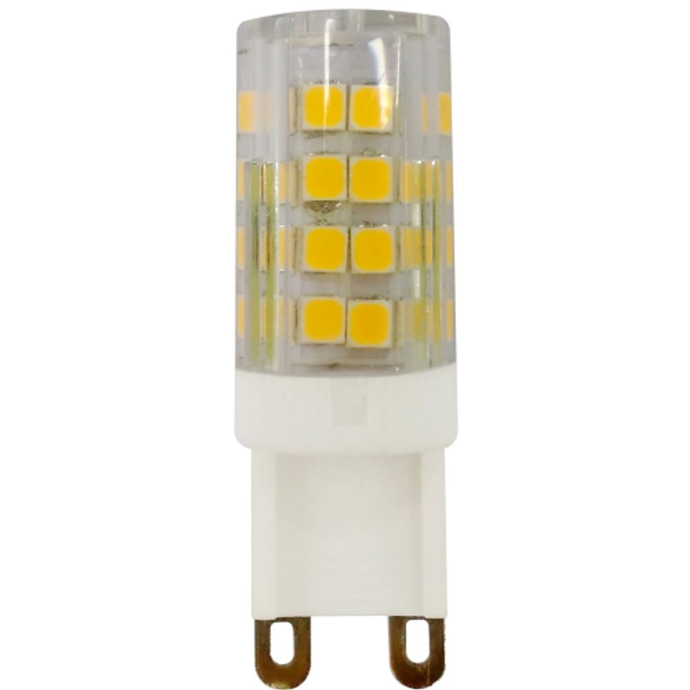 Лампочка светодиодная ЭРА STD LED JCD-5W-CER-840-G9 G9 5Вт керамика капсула нейтральный белый свет | Лампы cветодиодные Капсульные (G4, G9)