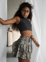 Юбка-шорты питоновая спортивная для девочки