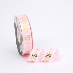 Лента "I miss you" 2,5см*25Y