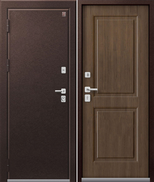 Входная дверь Центурион ТЕРМО Т-4 Шоколадный муар - Миндаль