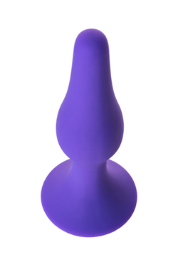 Анальная втулка A-Toys by TOYFA, силикон, фиолетовая, 10,2 см