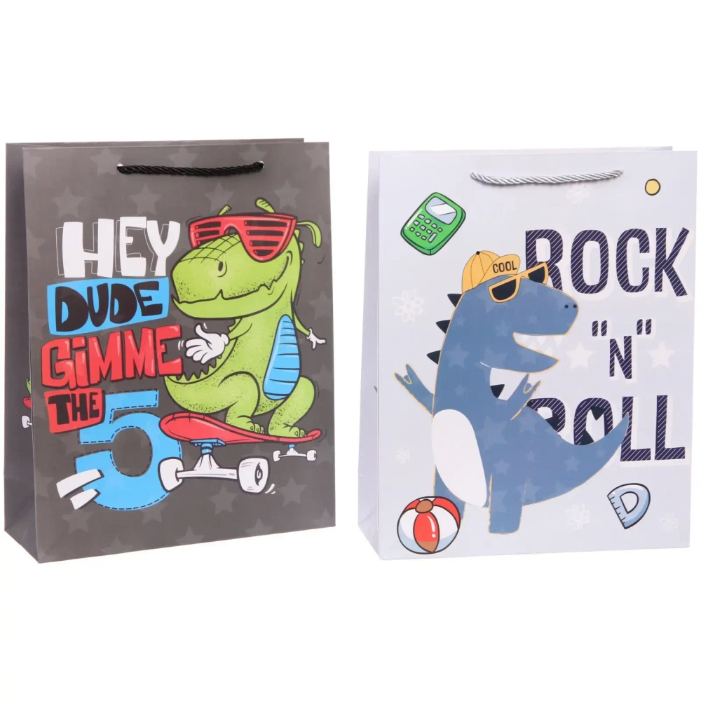 Пакет подарочный «Весёлая игра» 26*32*10 см, микс