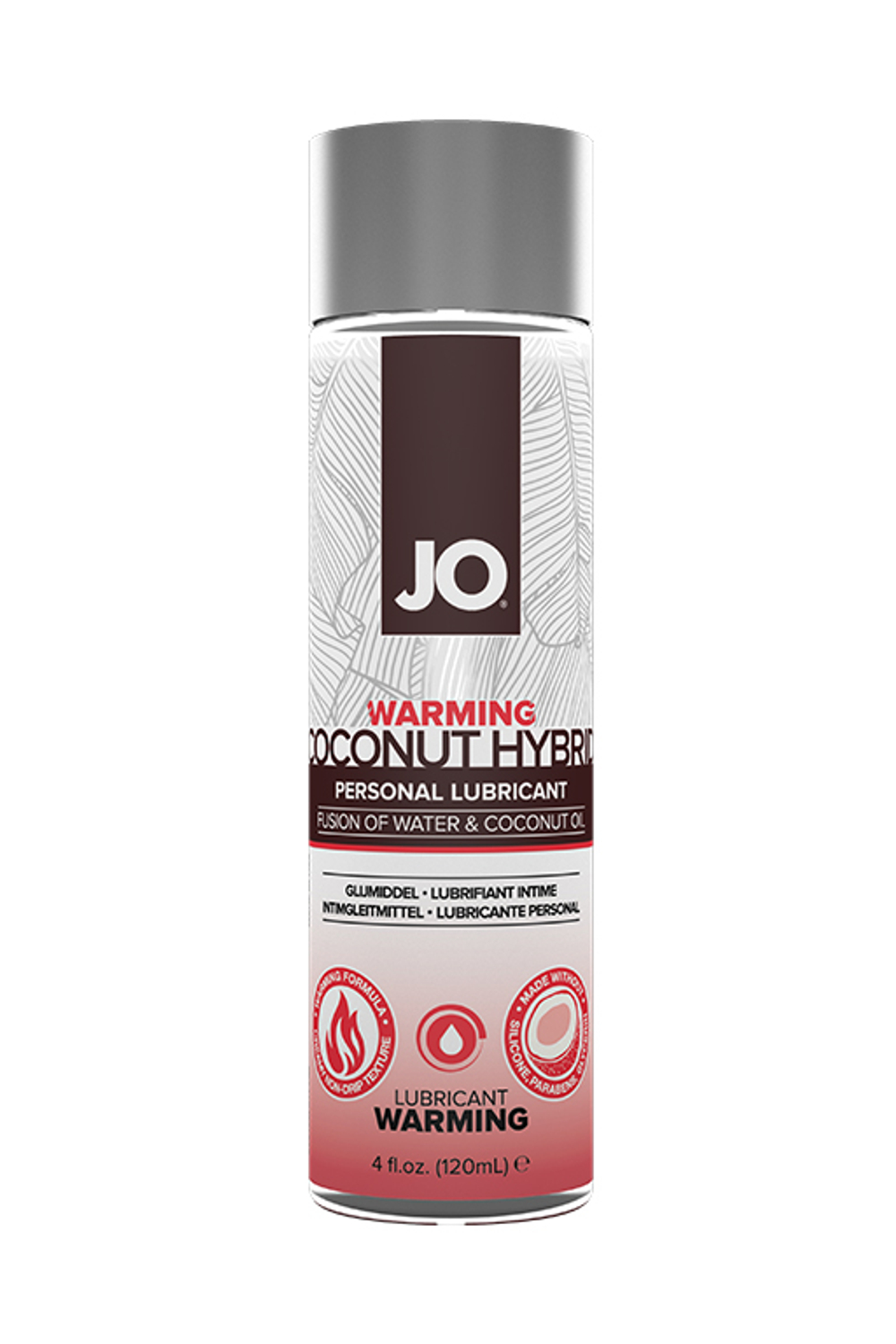 JO Coco-Hybrid Warming - Водно-кокосовый лубрикант с согревающим эффектом, 120 мл.