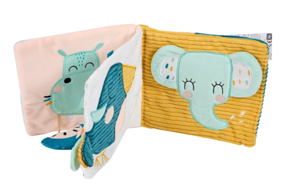 Детская развивающая игрушка серия "Первые друзья" Мягкая книжка