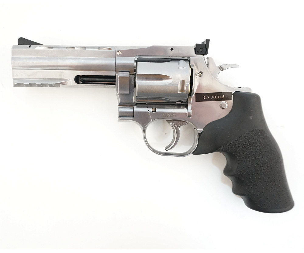 Револьвер пневматический ASG Dan Wesson 715-4 Silver (пулевой)