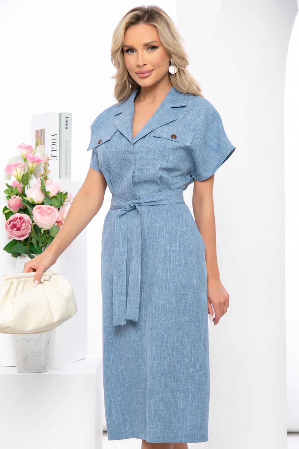 Платье "Эвелина" (джинс) П5301 LT Collection