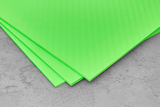 Kydex Carbon (green) 2,03мм, лист 300x200мм