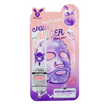 Elizavecca Тканевая маска фруктовая для проблемной кожи - Fruits Deep Power Ringer Mask Pack 23 мл