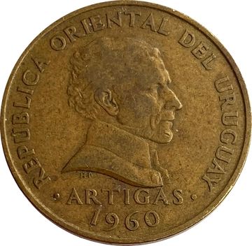10 сентесимо 1960 Уругвай