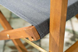 Стул из акации DIRECTOR темно-серый